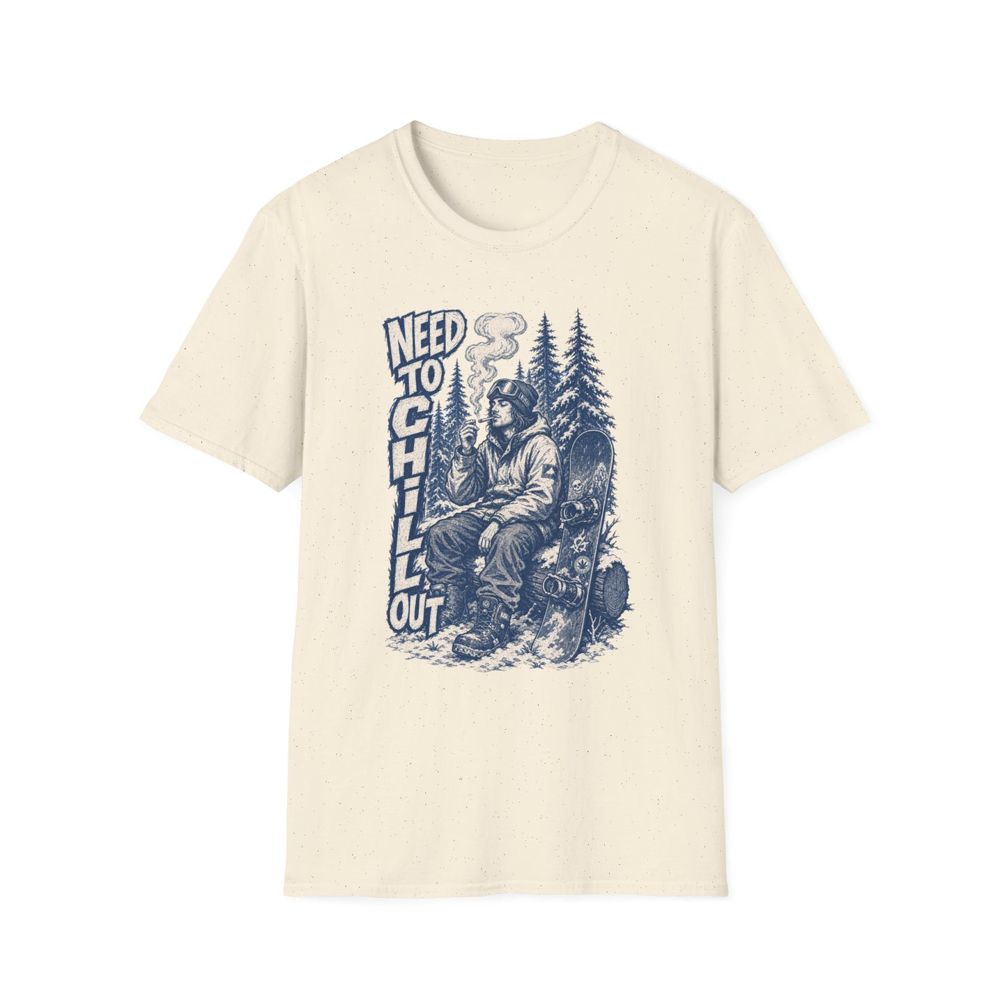 Chill Smokey Camper T-Shirt – "Need to Chill Out" Vintage Outdoors Tee