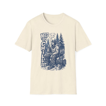 Chill Smokey Camper T-Shirt – "Need to Chill Out" Vintage Outdoors Tee