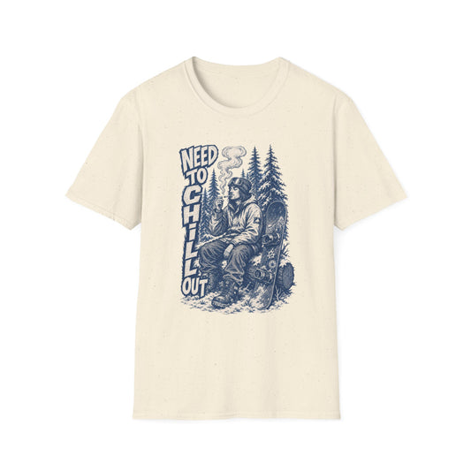 Chill Smokey Camper T-Shirt – "Need to Chill Out" Vintage Outdoors Tee