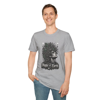 People of Earth Tee — Cyber-Steampunk Horror Graphic T-Shirt